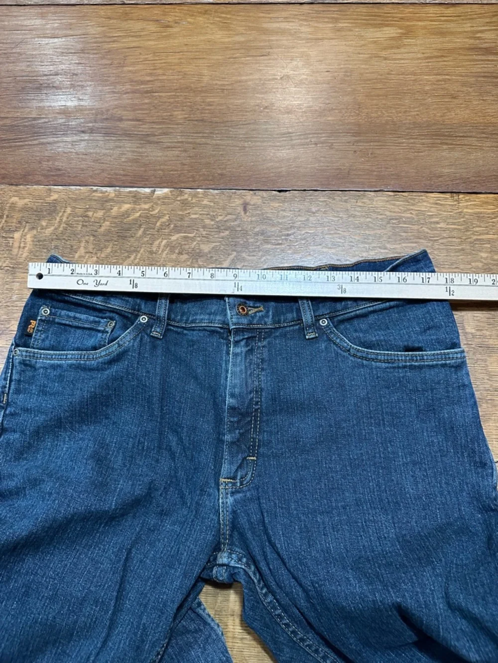 Timberland pro modern fit Straight-Leg‎ Men's Jeans in Dark Blue Sz 36x32